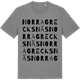 Mid Heather Gray t-shirt med Norra Grecksnäs ordlek t-shirt
