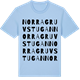 Blue Soul t-shirt med Norra Gruvstugan ordlek t-shirt