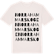 Vintage White t-shirt med Norra Hammarskogen ordlek t-shirt