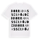 Norra Hasselhöjden ordlek t-shirt