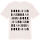 Vintage White t-shirt med Norra Hunna ordlek t-shirt
