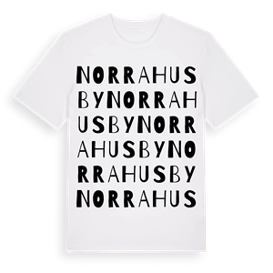 Norra Husby ordlek t-shirt – ekologisk bomull t-shirt från Pinshirt