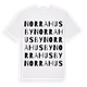 Norra Husby ordlek t-shirt