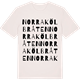 Vintage White t-shirt med Norra Kölbråten ordlek t-shirt