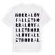 Norra Lövfallet ordlek t-shirt