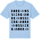 Blue Soul t-shirt med Norra Mossberga ordlek t-shirt