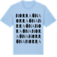 Blue Soul t-shirt med Norra Öna ordlek t-shirt