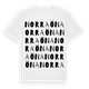 Norra Öna ordlek t-shirt