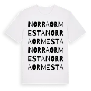 Norra Ormesta ordlek t-shirt – ekologisk bomull t-shirt från Pinshirt