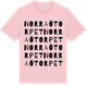 Pink Cotton t-shirt med Norra Ötorpet ordlek t-shirt