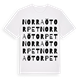 White t-shirt med Norra Ötorpet ordlek t-shirt