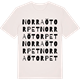 Vintage White t-shirt med Norra Ötorpet ordlek t-shirt