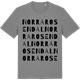 Mid Heather Gray t-shirt med Norra Rosendal ordlek t-shirt