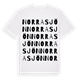 Norra sjön ordlek t-shirt