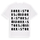 Norra Storsjön ordlek t-shirt