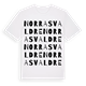 Norra Svaldre ordlek t-shirt