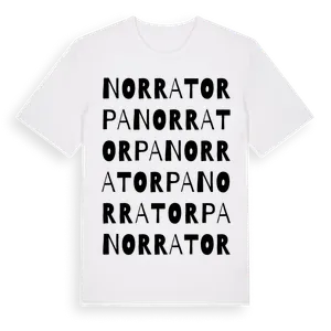Norra Torpa ordlek t-shirt – ekologisk bomull t-shirt från Pinshirt