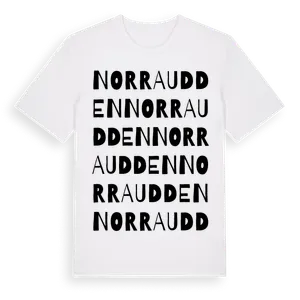 Norra Udden ordlek t-shirt – ekologisk bomull t-shirt från Pinshirt