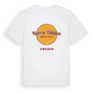 Norra udden cirkel t-shirt – ekologisk bomull t-shirt från Pinshirt