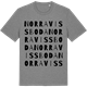 Mid Heather Gray t-shirt med Norra Vissboda ordlek t-shirt