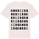 Vintage White t-shirt med Norrberg ordlek t-shirt