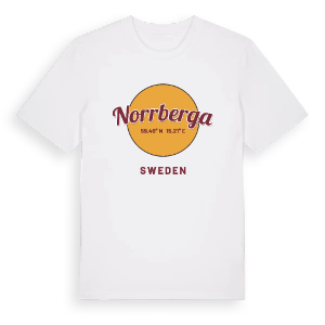 Norrberga cirkel t-shirt – ekologisk bomull t-shirt från Pinshirt