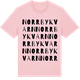 Pink Cotton t-shirt med Norrby kvarn ordlek t-shirt
