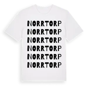 Norrtorp ordlek t-shirt – ekologisk bomull t-shirt från Pinshirt