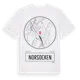 White t-shirt med Norsocken t-shirt