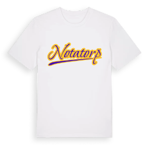 Notatorp baseball t-shirt – ekologisk bomull t-shirt från Pinshirt