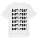 White t-shirt med Notatorp ordlek t-shirt