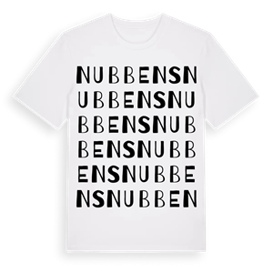 Nubbens ordlek t-shirt – ekologisk bomull t-shirt från Pinshirt