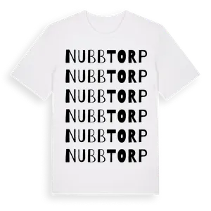 Nubbtorp ordlek t-shirt – ekologisk bomull t-shirt från Pinshirt