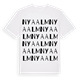 Nya Alm ordlek t-shirt
