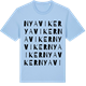 Blue Soul t-shirt med Nya Viker ordlek t-shirt