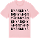 Pink Cotton t-shirt med Nyäng ordlek t-shirt