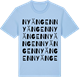 Blue Soul t-shirt med Nyängen ordlek t-shirt