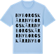 Blue Soul t-shirt med Nyborgskärr ordlek t-shirt