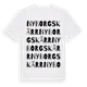 White t-shirt med Nyborgskärr ordlek t-shirt
