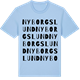 Blue Soul t-shirt med Nyborgslund ordlek t-shirt