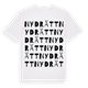 Nydrätt ordlek t-shirt