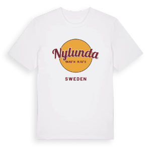Nylunda cirkel t-shirt – ekologisk bomull t-shirt från Pinshirt