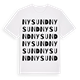 Nysund ordlek t-shirt