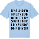 Blue Soul t-shirt med Nysund fd hpl ordlek t-shirt