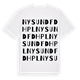 Nysund fd hpl ordlek t-shirt