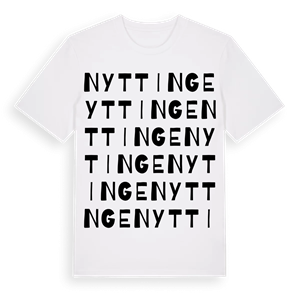 Nyttinge ordlek t-shirt – ekologisk bomull t-shirt från Pinshirt