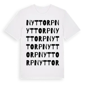 Nyttorp ordlek t-shirt – ekologisk bomull t-shirt från Pinshirt