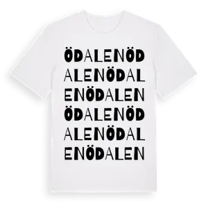 Ödalen ordlek t-shirt – ekologisk bomull t-shirt från Pinshirt
