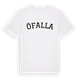 White t-shirt med Öfalla böjd t-shirt