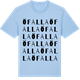Blue Soul t-shirt med Öfalla ordlek t-shirt